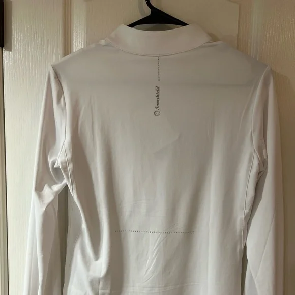 Samshield Lana Women's White Long Sleeve Riding/ Competition Shirt NEW with tags - Picture 2 of 8